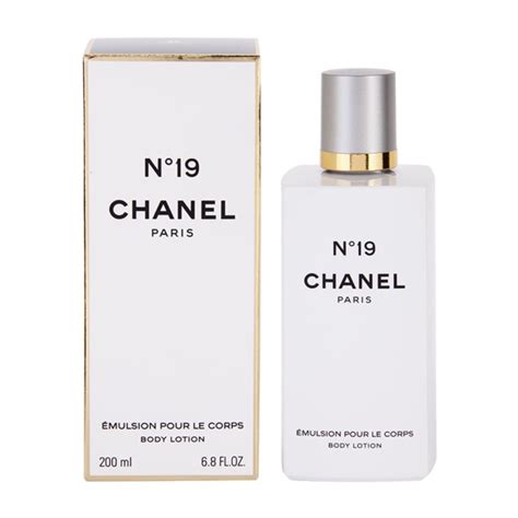 chanel number 19 body lotion.